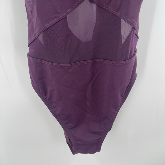 BLEU ROD BEATTIE Swimsuit Size 8 NWT One Piece Don't Mesh With Me Surplice Swim - Picture 12 of 15